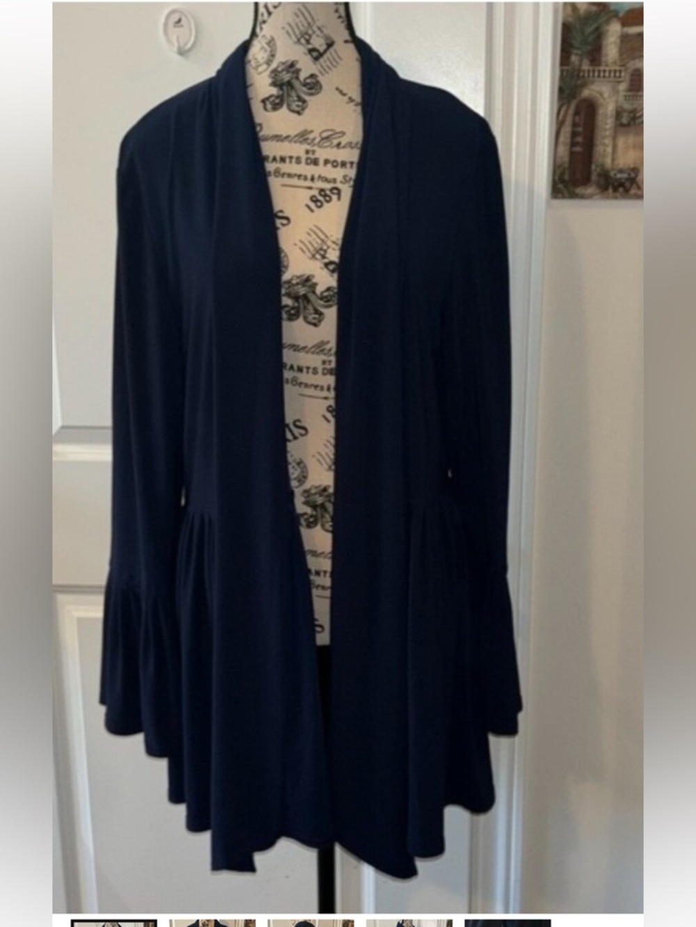Joseph Ribkoff Long Navy Blue Women’s Cardigan